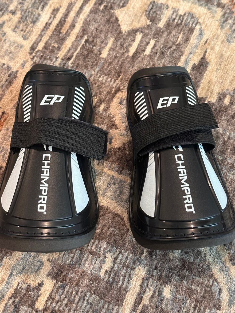 Champro EP Soccer Shin Guards Youth XS Black Model A119XS Pair